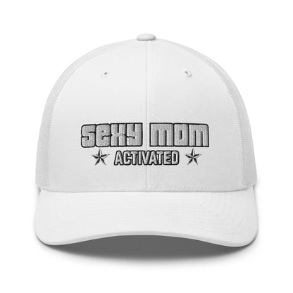 Hats White Snapback Custom Trucker Hats Sexy Mom Activated Cap for Women Infidel Collective