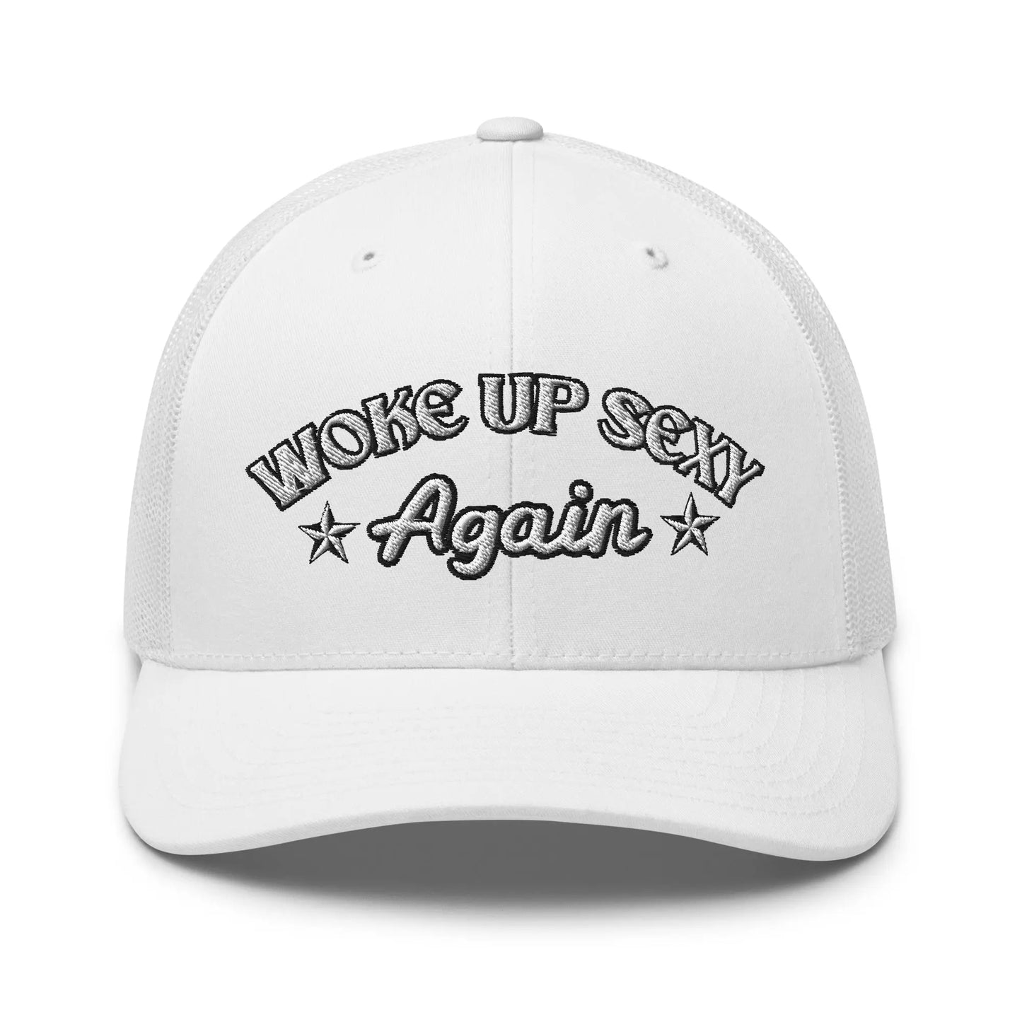 Hats White Snapback Custom Trucker Hats Woke Up Sexy Cap for Women Who Own It Infidel Collective