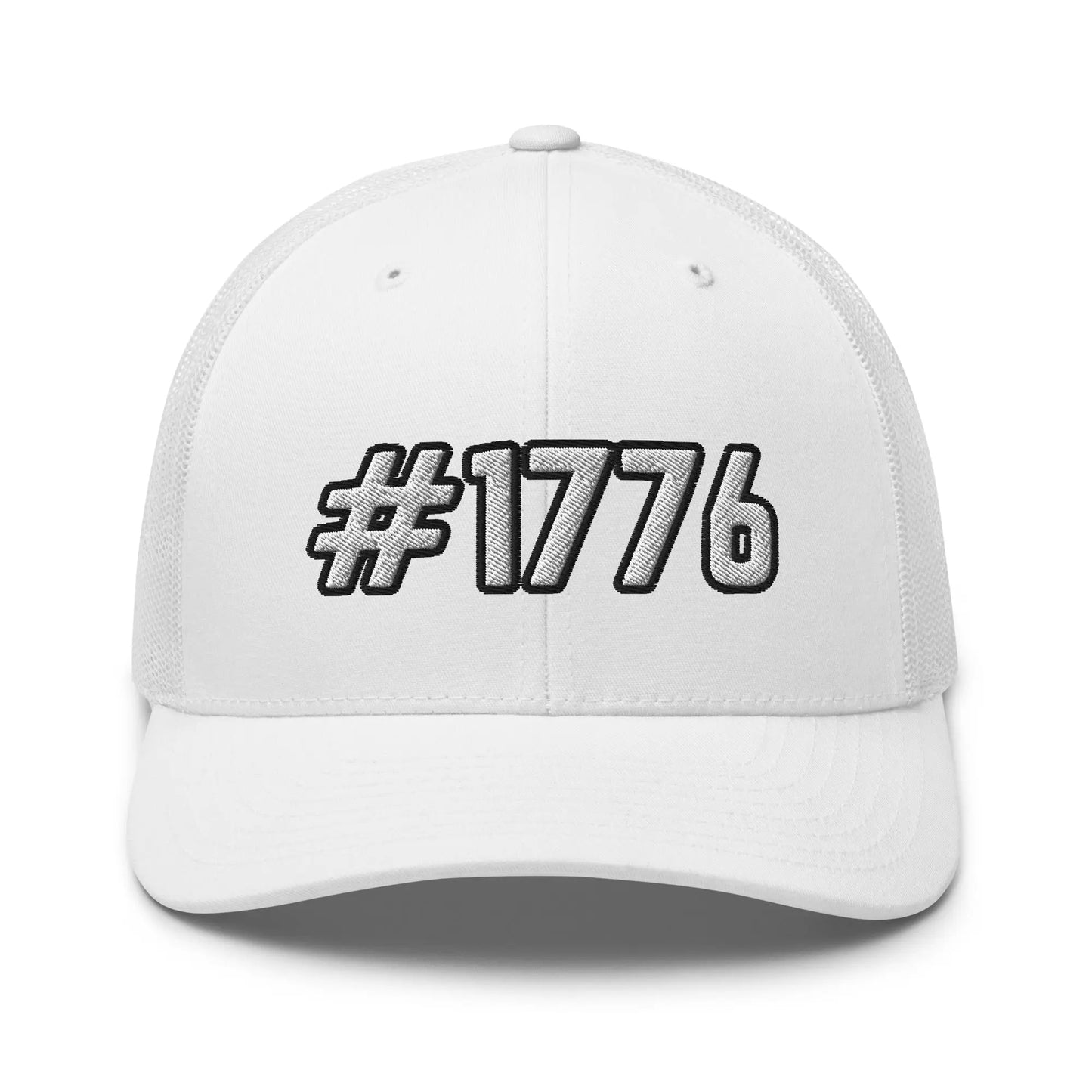 Hats White Snapback Custom Trucker Hats #1776 Cap for Men & Women Patriotic Freedom Infidel Collective