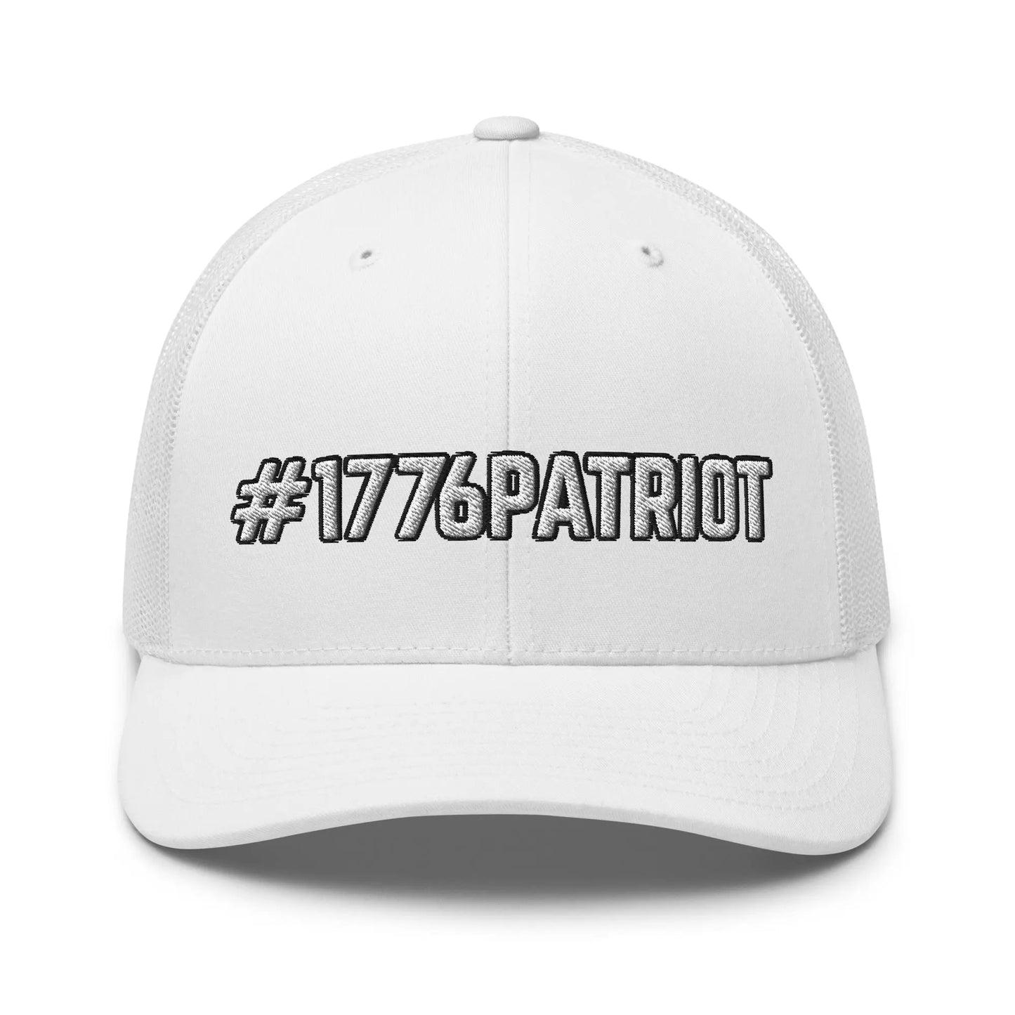 Hats White Snapback Custom Trucker Hats #1776PATRIOT Cool Patriotic Cap for Men & Women Infidel Collective