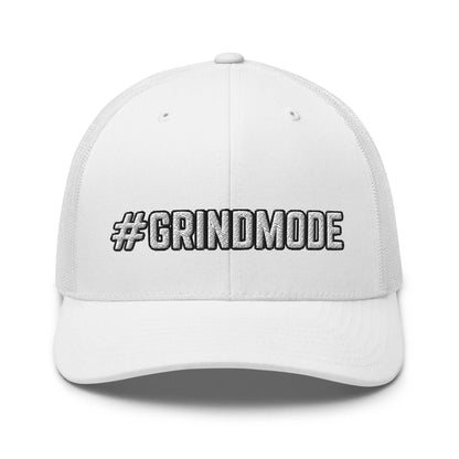 Hats White Snapback Custom Trucker Hats #GRINDMODE Cool Blue Collar Cap for Men & Women Infidel Collective