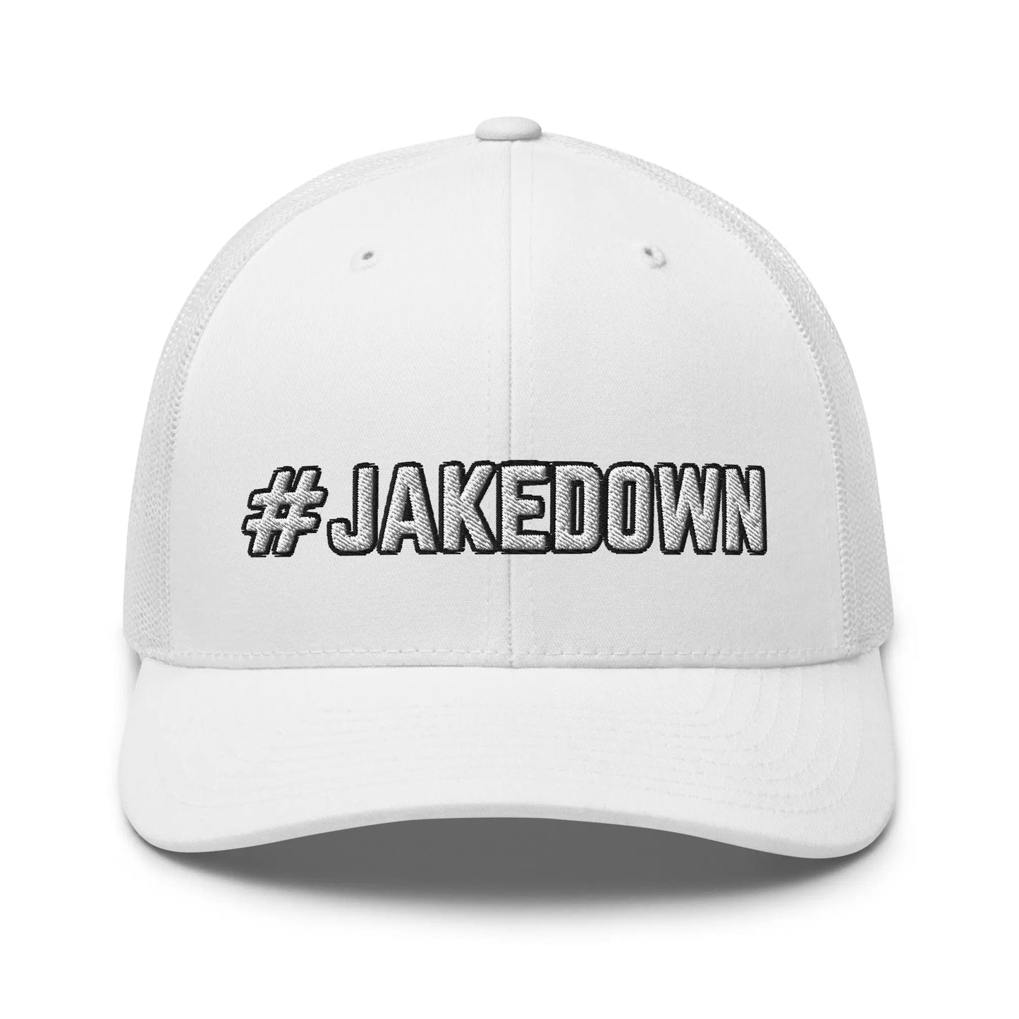 Hats White Snapback Custom Trucker Hats #JAKEDOWN for Men & Women – Cool CDL Cap Infidel Collective