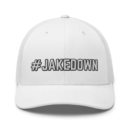 Hats White Snapback Custom Trucker Hats #JAKEDOWN for Men & Women – Cool CDL Cap Infidel Collective