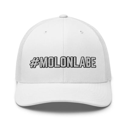Hats White Snapback Custom Trucker Hats #MOLONLABE 2A Cap for Men & Women Infidel Collective