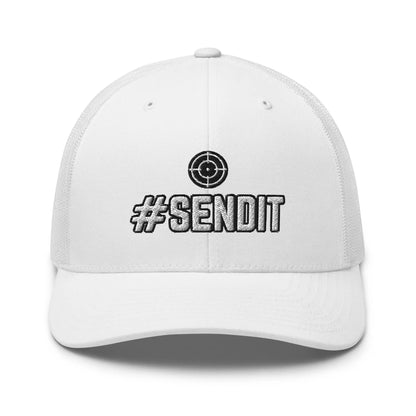 Hats White Snapback Custom Trucker Hats #SENDIT 2A Hat for Patriotic Men & Women Infidel Collective