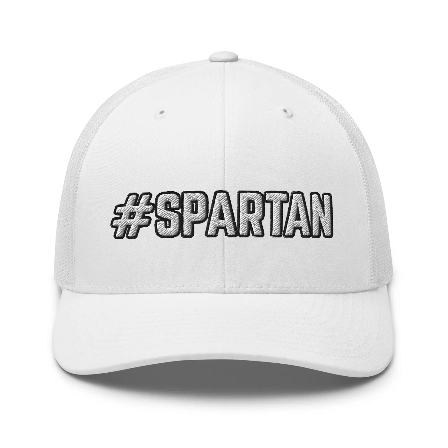Hats White Snapback Custom Trucker Hats #SPARTAN Best Badass Cap for Men & Women Infidel Collective