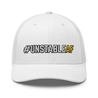 Hats White Snapback Custom Trucker Hats #UNSTABLEAF Funny Mesh NSFW AF Hat Infidel Collective