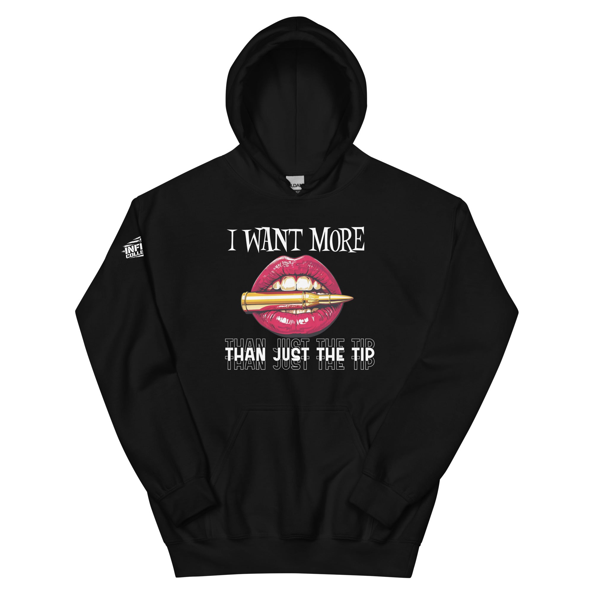 I Want More Than Just the Tip NSFW Women's Black Hoodie  Infidel Collective