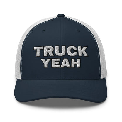 Navy-White Snapback Custom Trucker Hats CDL TRUCK YEAH Cap for Men & Women Infidel Collective