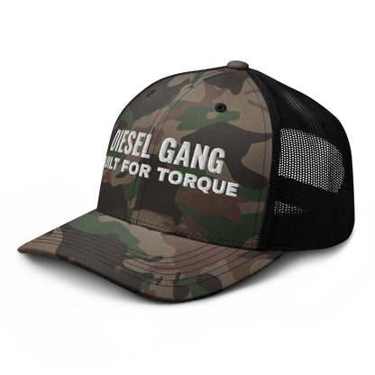 Hats  Snapback Custom Trucker Hats Men & Women Roll In – Diesel Gang Torque Camo Cap Infidel Collective