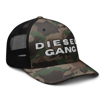 Hats  Snapback Custom Trucker Hat – Diesel Gang Camo Edition for Rugged Style Infidel Collective