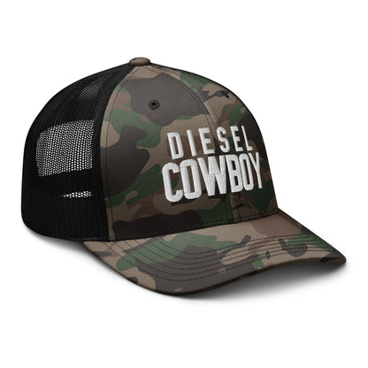 Hats  Snapback Custom Trucker Hat to Boost In – Diesel Cowboy Camo Edition Infidel Collective