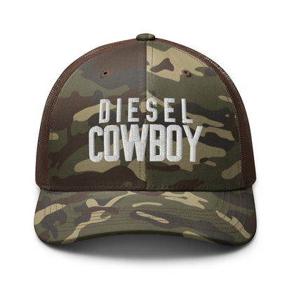 Hats Camo-Brown Snapback Custom Trucker Hat to Boost In – Diesel Cowboy Camo Edition Infidel Collective