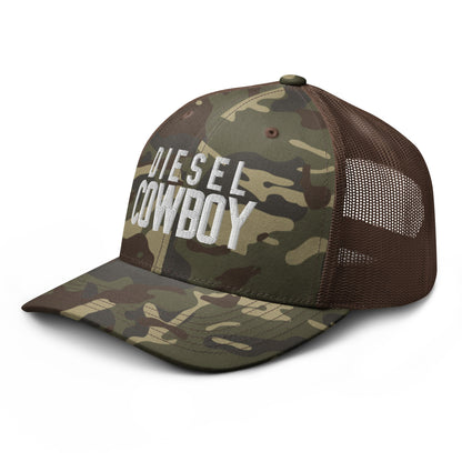 Hats  Snapback Custom Trucker Hat to Boost In – Diesel Cowboy Camo Edition Infidel Collective