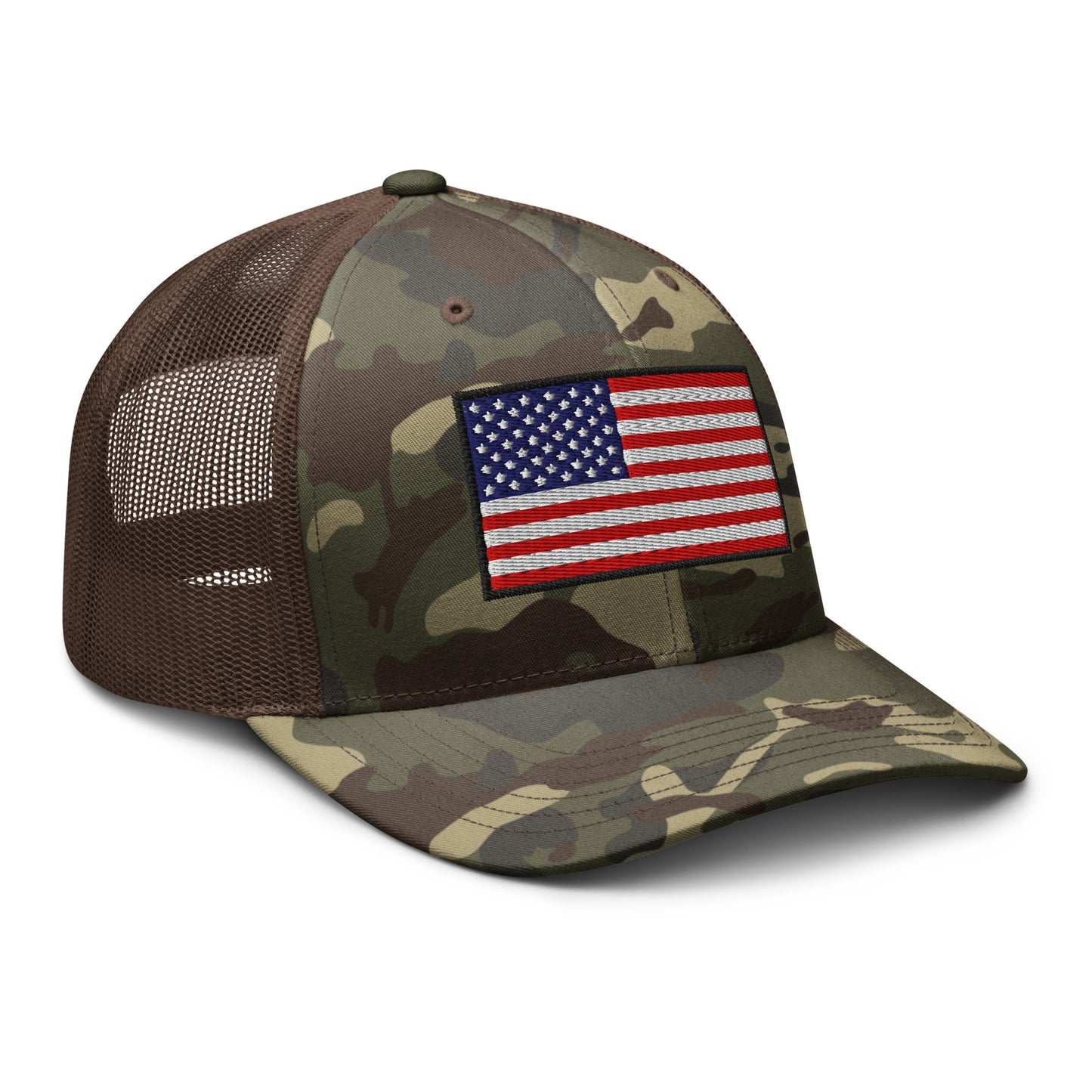 Old Glory Camo Snapback Custom Trucker Hat  Infidel Collective