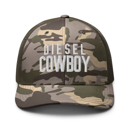 Hats Camo-Olive Snapback Custom Trucker Hat to Boost In – Diesel Cowboy Camo Edition Infidel Collective
