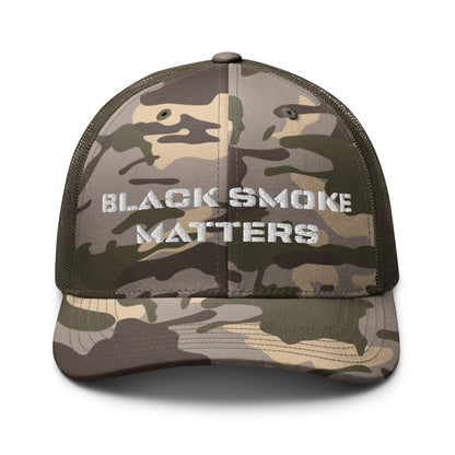 Hats Camo-Olive Snapback Custom Trucker Hat to Rock – Black Smoke Matters Camo Hat Infidel Collective