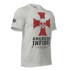 Carried Cross American Infidel graphic tee from Infidel Collective