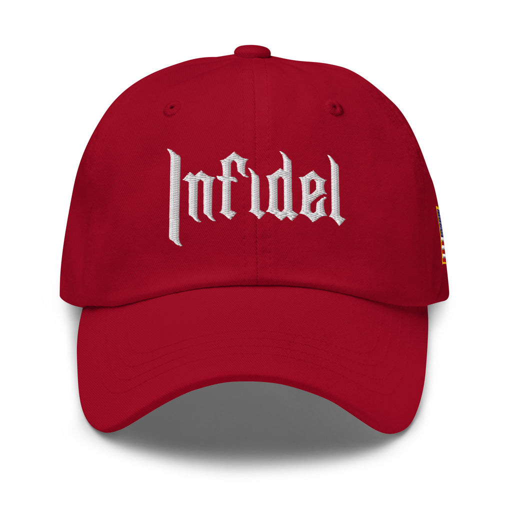 OG INFIDEL dad hat, front view