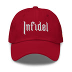 OG INFIDEL dad hat, front view