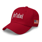 OG INFIDEL dad hat, left front view
