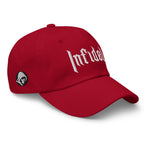 OG INFIDEL dad hat, right front view