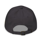 Back view of Dark Grey low-profile dad hat in the I Am the People collection