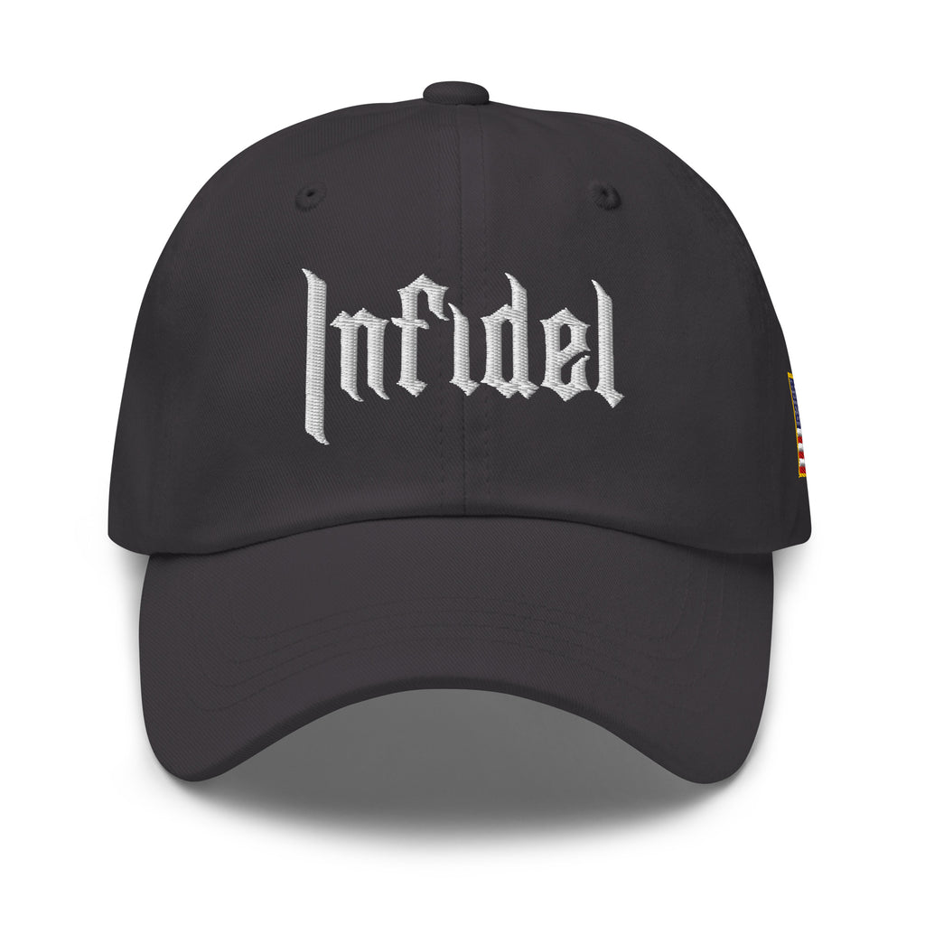 OG INFIDEL dad hat, front view