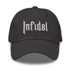 OG INFIDEL dad hat, front view