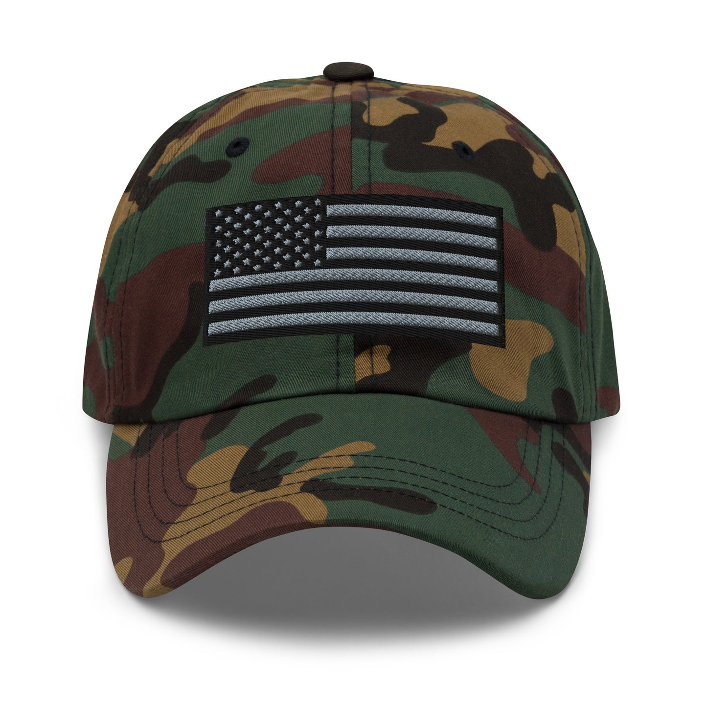 Tactical USA Flag Embroidered Classic Dad Cap – Muted Old Glory Hat in 11 Colors  Infidel Collective