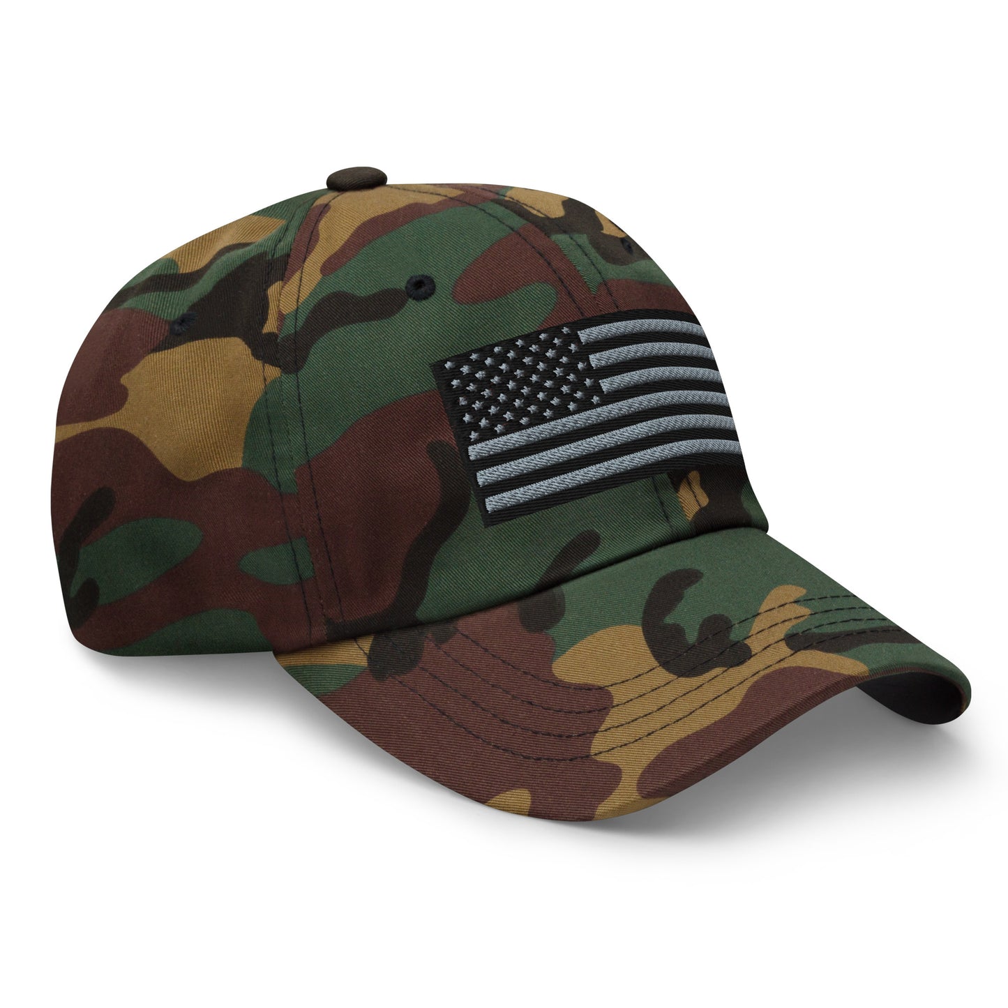 Tactical USA Flag Embroidered Classic Dad Cap – Muted Old Glory Hat in 11 Colors  Infidel Collective