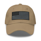 Tactical USA Flag Embroidered Classic Dad Cap – Muted Old Glory Hat in 11 Colors  Infidel Collective