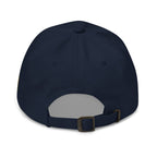Back view of Navy low-profile dad hat in the Old Glory Eagle collection