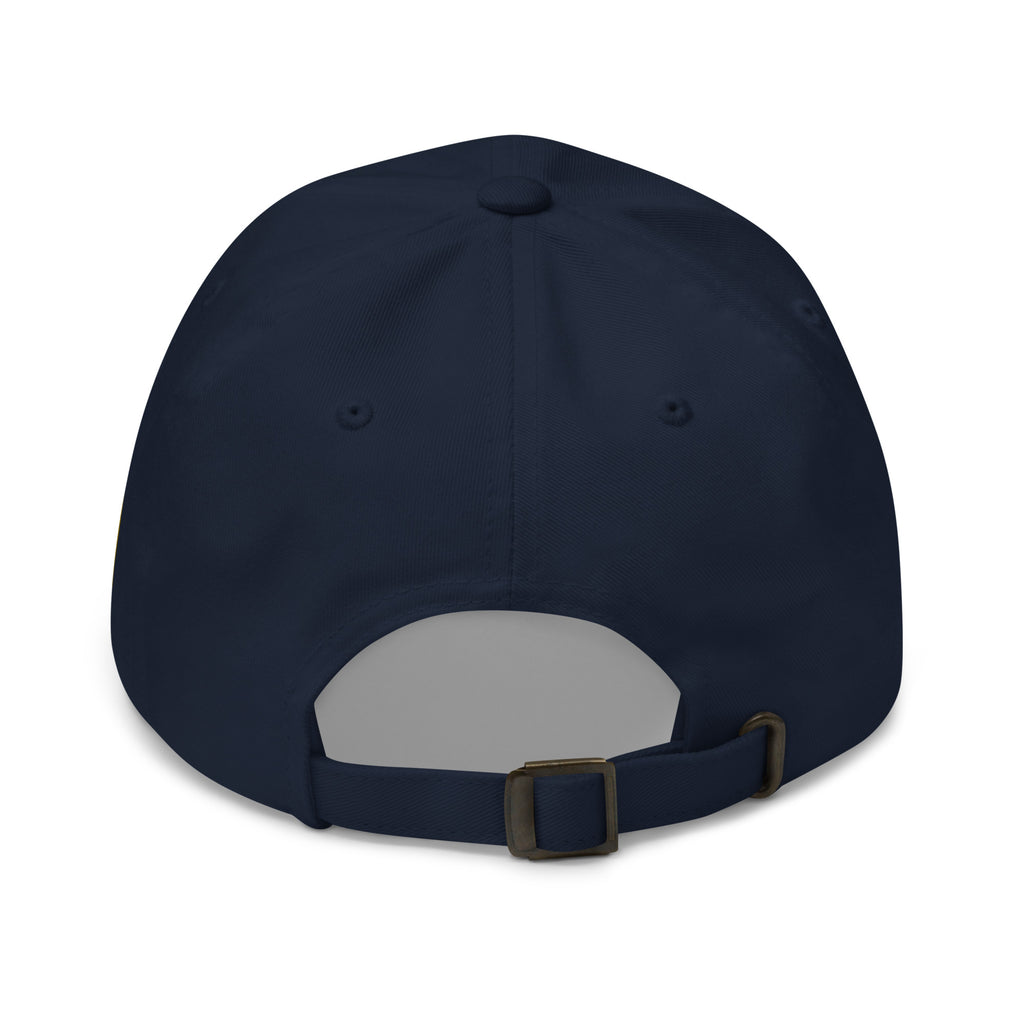 Back view of Navy low-profile dad hat in the Diesel Cowboy collection
