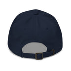 Back view of Navy low-profile dad hat in the Diesel Cowboy collection