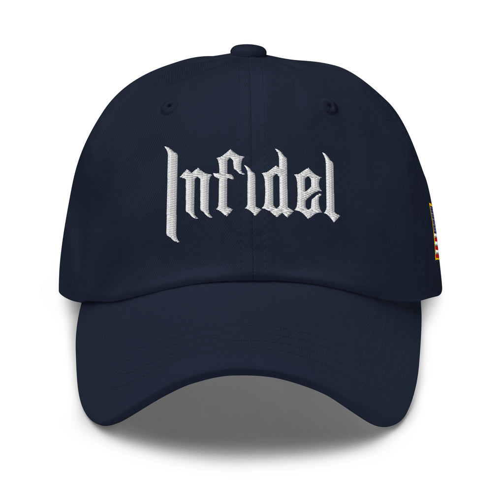 OG INFIDEL dad hat, front view