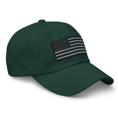 Tactical USA Flag Embroidered Classic Dad Cap – Muted Old Glory Hat in 11 Colors  Infidel Collective
