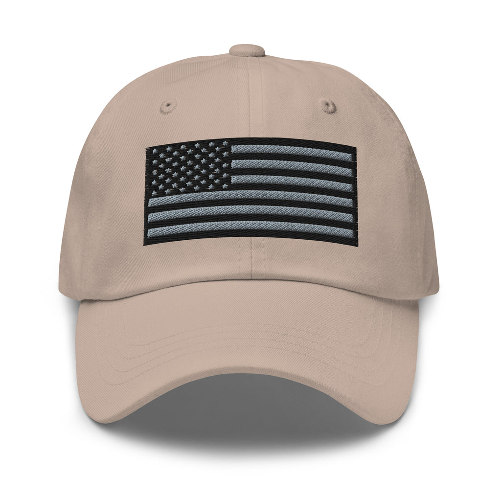 Tactical USA Flag Embroidered Classic Dad Cap – Muted Old Glory Hat in 11 Colors  Infidel Collective