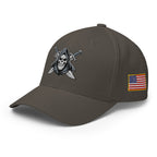 Dark gray cap with logo on a white background