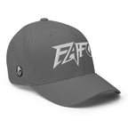 Right-front view of grey FAFO Power Flexfit hat
