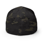 Back view of multicam black Infidel Cobra King Flexfit hat