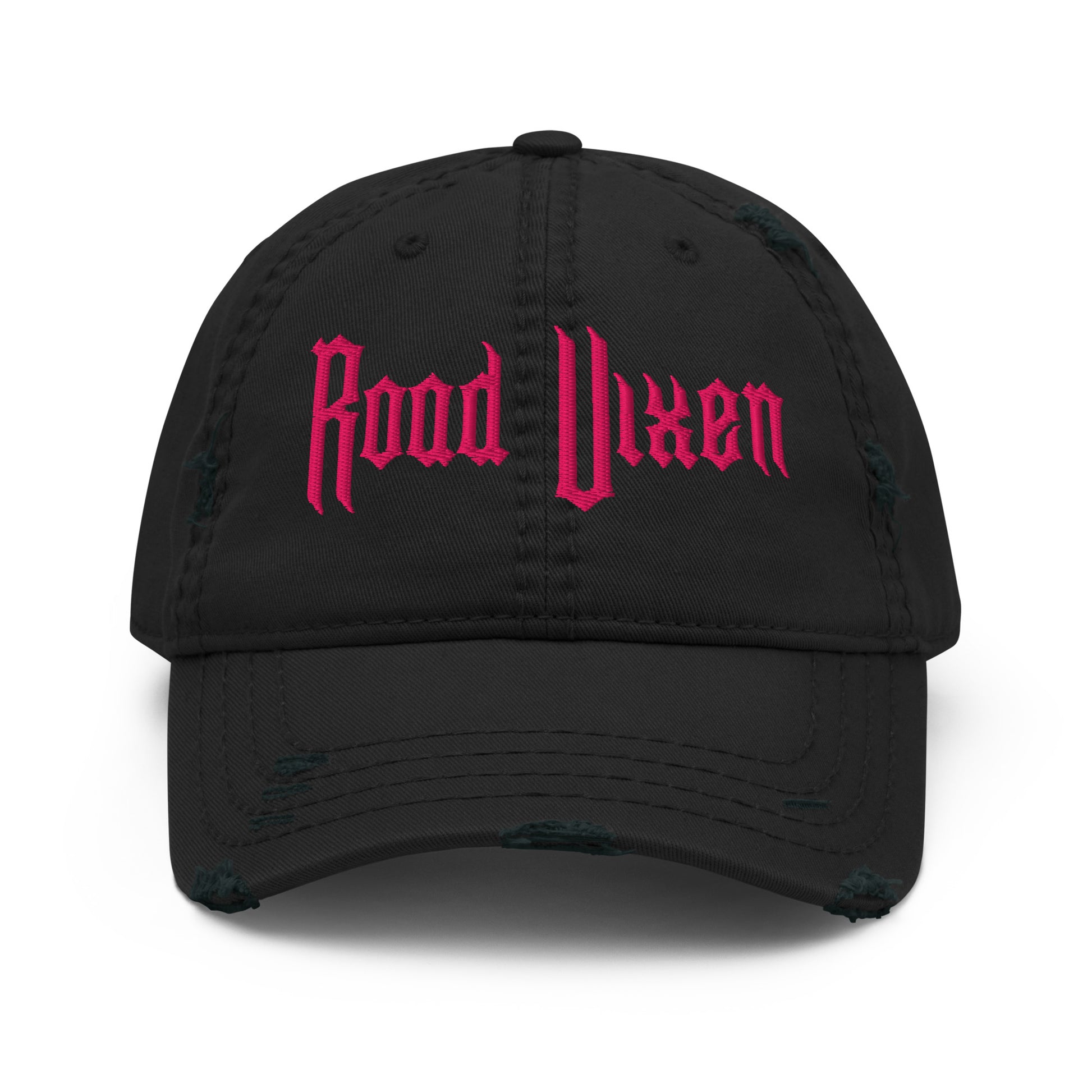 Road Vixen Distressed Dad Hat - Pink Flamingo Stitch  Infidel Collective