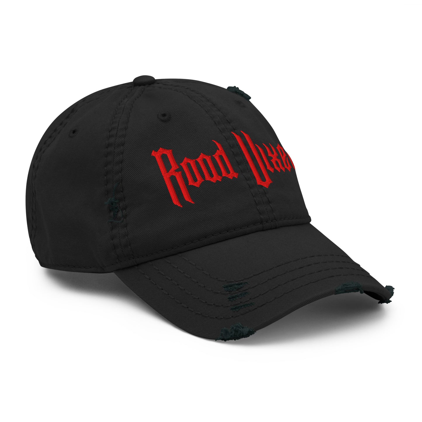 Road Vixen Distressed Dad Hat - Red Stitch  Infidel Collective