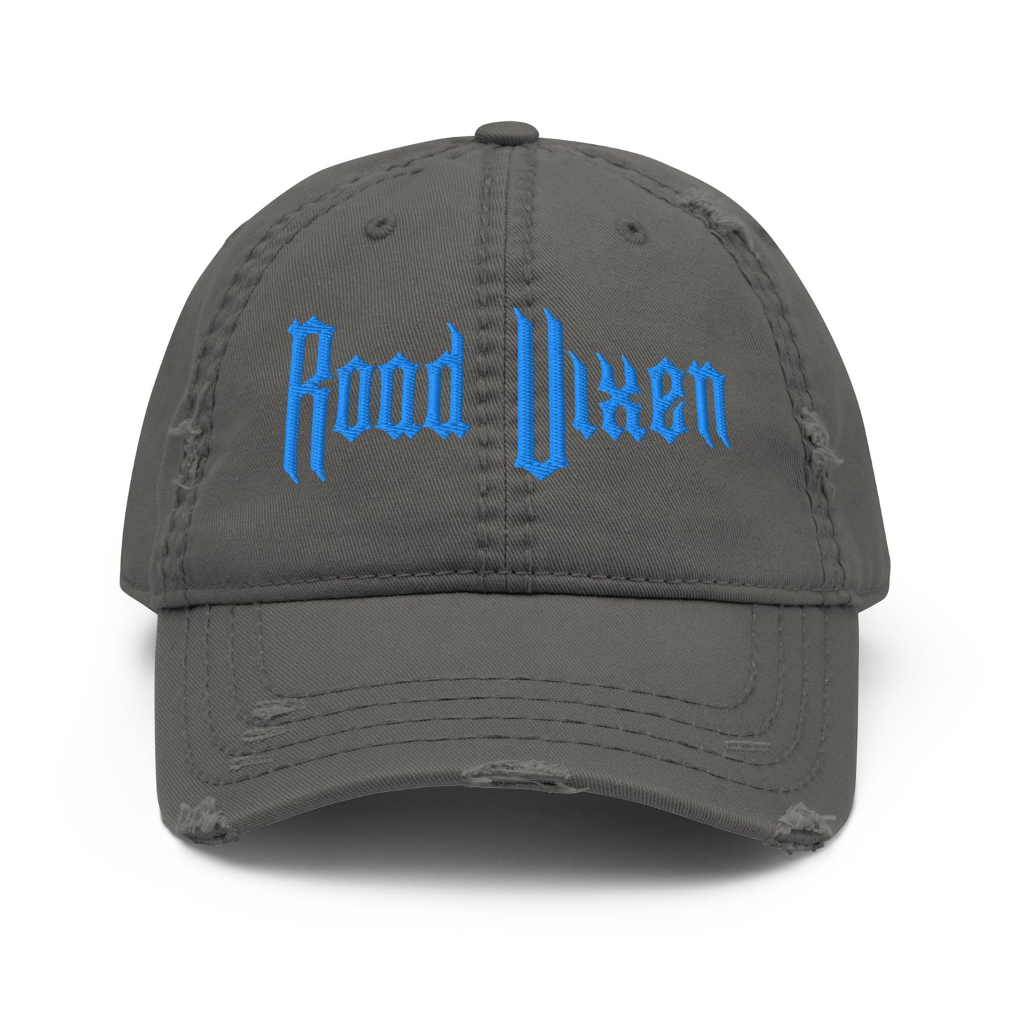 Road Vixen Distressed Dad Hat - Blue Stitch  Infidel Collective