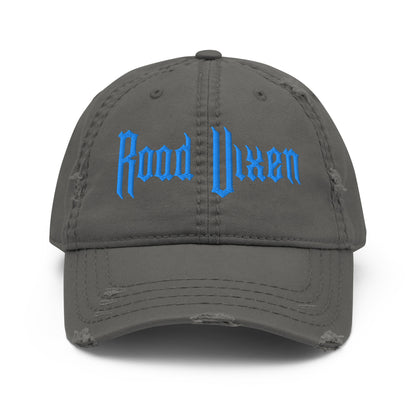 Road Vixen Distressed Dad Hat - Blue Stitch  Infidel Collective