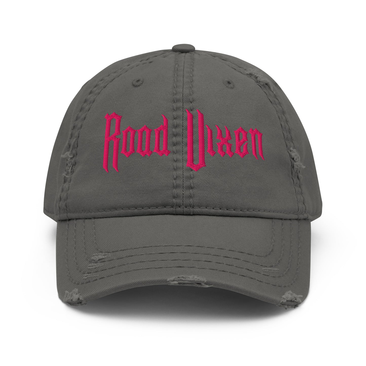 Road Vixen Distressed Dad Hat - Pink Flamingo Stitch  Infidel Collective