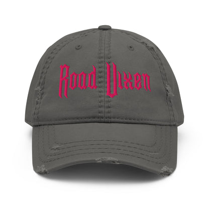 Road Vixen Distressed Dad Hat - Pink Flamingo Stitch  Infidel Collective
