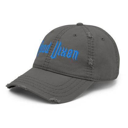 Road Vixen Distressed Dad Hat - Blue Stitch  Infidel Collective