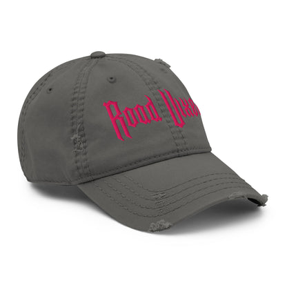 Road Vixen Distressed Dad Hat - Pink Flamingo Stitch  Infidel Collective