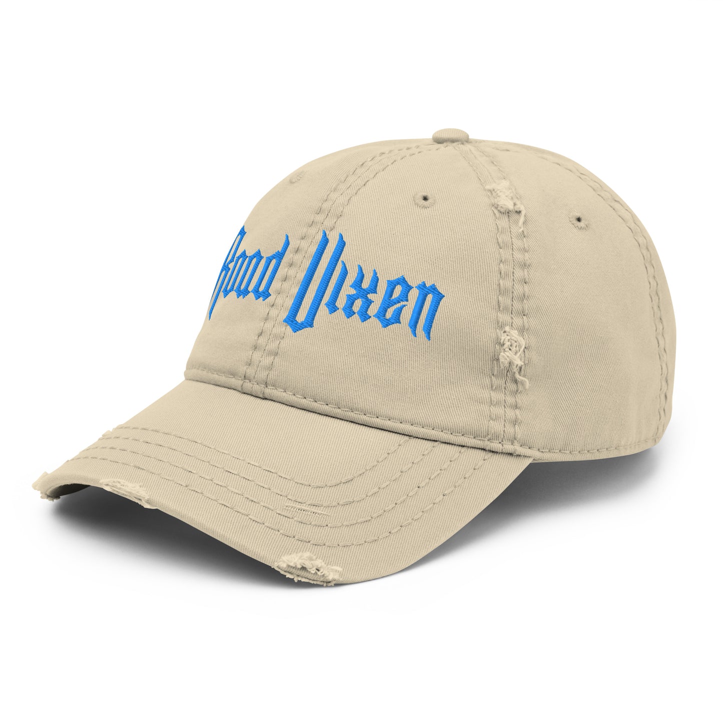 Road Vixen Distressed Dad Hat - Blue Stitch  Infidel Collective
